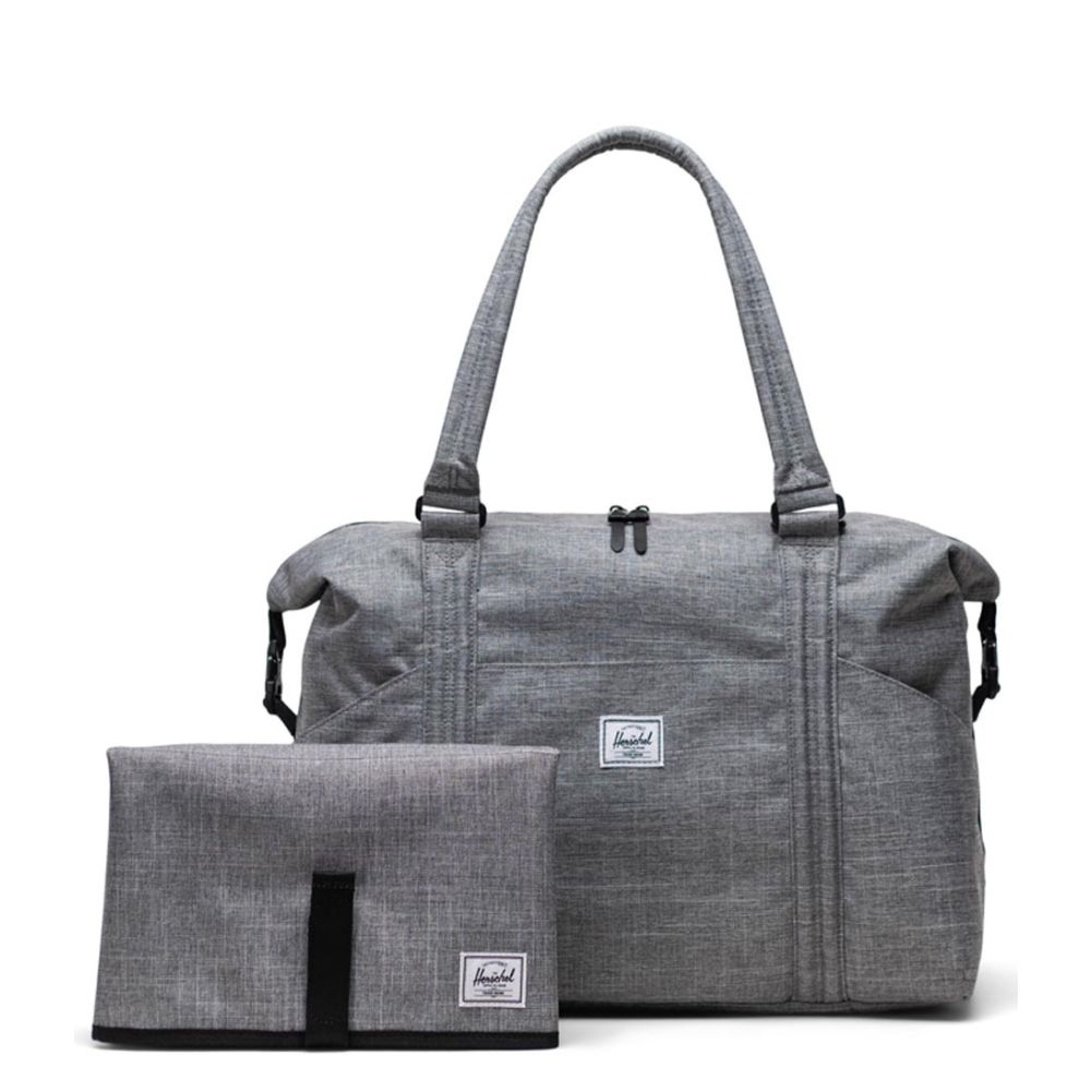 Herschel Supply Co. Strand Duffle Diaper Bag Raven Crosshatch