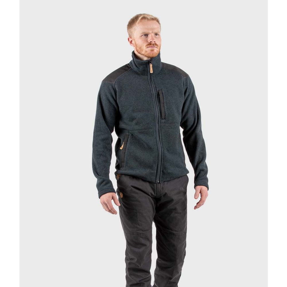 Fjallraven Buck Fleece M Dark Navy The Little Green Bag