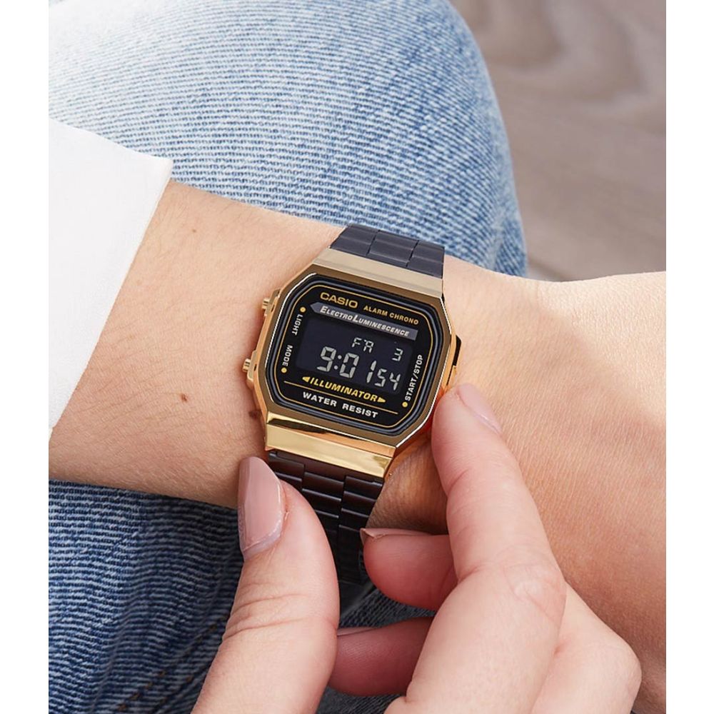 Casio a168wegb hot sale
