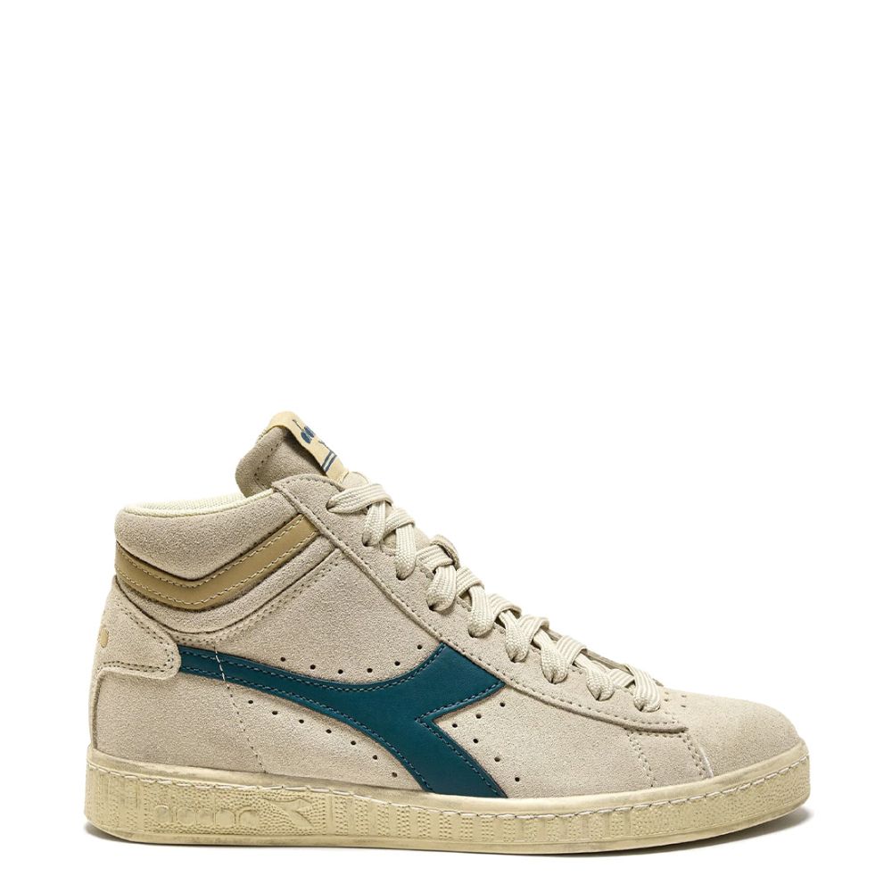Diadora Game L High Suede Waxed Crema Nuvola The Little Green Bag