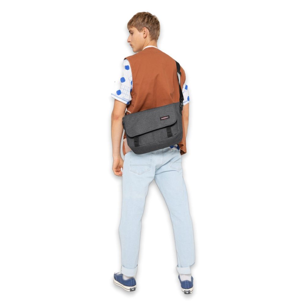 Eastpak jr black denim on sale
