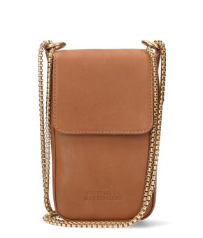 FRB0438 Phone Purse Vegetable Tanned Leather S