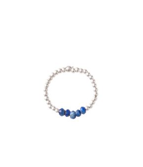 Beauty Lapis Lazuli Silver Ring M/L