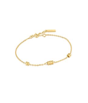 Smooth Twist Chain Bracelet B038-01G