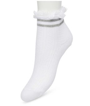 Sporty Lace Quarter Sock
