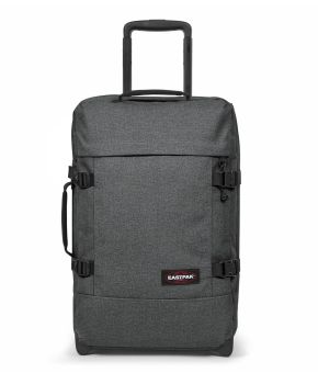 eastpak-ek61L-tranverz-koffer-black-denim-suitcase-black-front