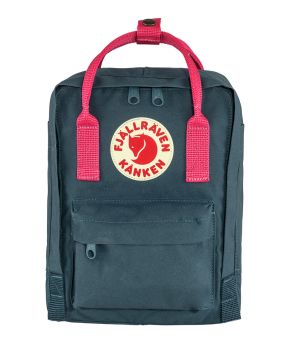 Fjallraven Kanken Mini Royal blue flamingo pink The Little Green Bag