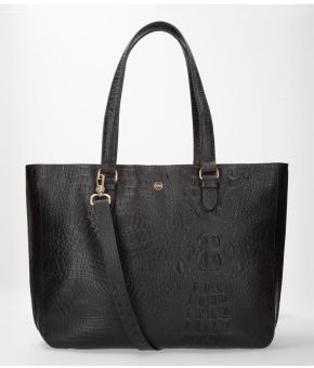 fmme-caithy-laptop-business-bag-croco-15-6-black-front