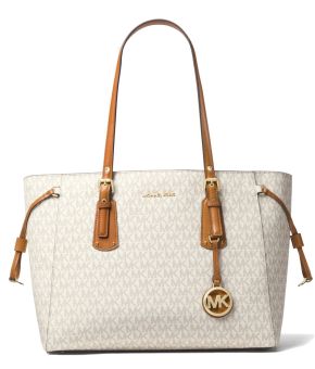 Michael Kors Voyager Medium Mf Top Zip Tote Bruin