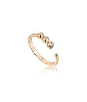 Spaced Out Sparkle Adjustable Ring S